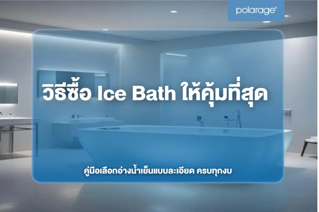 วิธีซื้อ Ice Bath ให้คุ้มที่สุด – คู่มือเลือกอ่างน้ำเย็นแบบละเอียด ครบทุกงบ