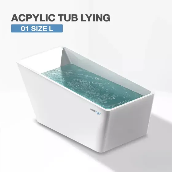Ice Bath TUB LYING Acryllic รุ่น 01 อ่างแช่น้ำเย็นแบบนอน Polarage ไซส์ L