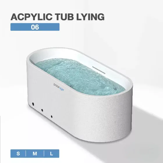 Ice Bath TUB LYING Acryllic รุ่น 06 อ่างแช่น้ำเย็นแบบนอน Polarage