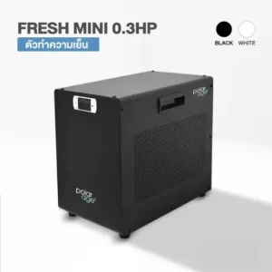 Chiller รุ่น HFT FRESH MINI 0.3HP C เครื่องทำความเย็นสำหรับ Ice Bath Polarage สีดำ