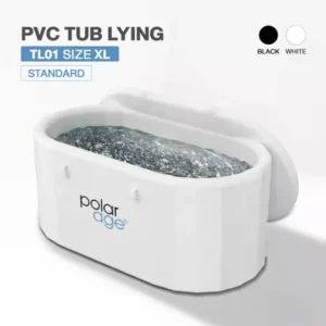 Ice Bath PVC TUB LYING TL01 อ่างแช่น้ำเย็นแบบนอน วงรี xl สีขาว