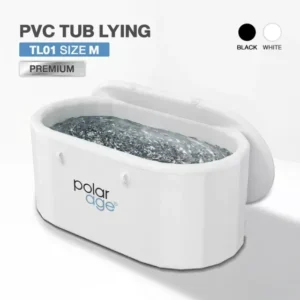Ice Bath PVC TUB LYING รุ่น TL01 (Premium) อ่างแช่น้ำเย็นแบบนอน Polarage สีขาว ไซส์ M