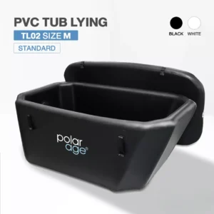 Ice Bath PVC TUB LYING รุ่น TL02 ไซส์ M อ่างแช่น้ำเย็นแบบนอน Polarage สีดำ