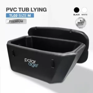 Ice Bath PVC TUB LYING รุ่น TL02 ไซส์ M (Premium) อ่างแช่น้ำเย็นแบบนอน Polarage สีดำ