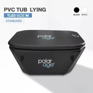 Ice Bath PVC TUB LYING รุ่น TL03 ไซส์ M อ่างแช่น้ำเย็นแบบนอน Polarage สีดำ