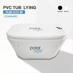 Ice Bath PVC TUB LYING รุ่น TL03 ไซส์ M อ่างแช่น้ำเย็นแบบนอน Polarage สีขาว