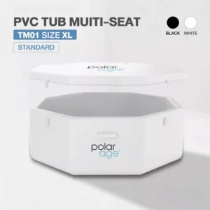 Ice Bath PVC TUB Muiti Seat รุ่น TM01 ไซส์ XL อ่างแช่น้ำเย็นหลายที่นั่ง Polarage สีขาว