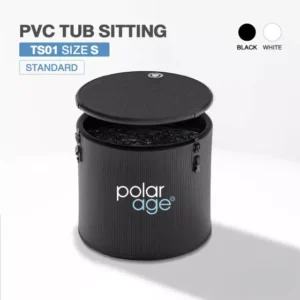 อ่าง Ice Bath อ่างนั่ง PVC TUB SITTING รุ่น TS01 ไซส์ S สีดำ