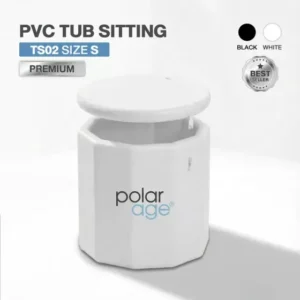 Ice Bath PVC TUB SITTING รุ่น TS02 (Premium) อ่างแช่น้ำเย็นแบบนั่ง Polarage สีขาว