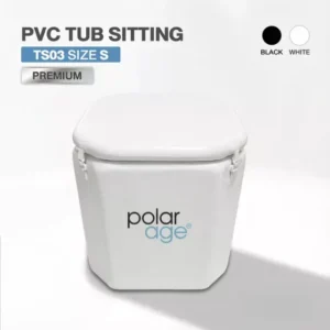 Ice Bath PVC TUB SITTING รุ่น TS03 (Premium) อ่างแช่น้ำเย็นแบบนั่ง Polarage สีขาว