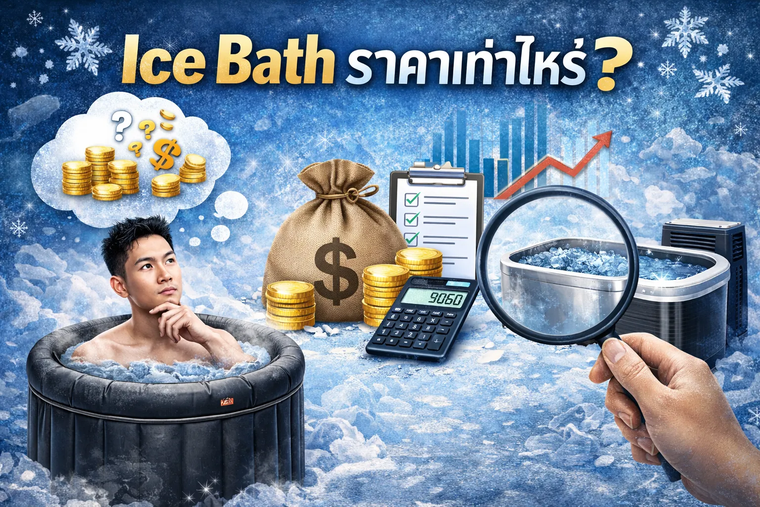 Ice Bath ราคาเท่าไหร่? เลือกแบบไหนคุ้มที่สุดในปีนี้