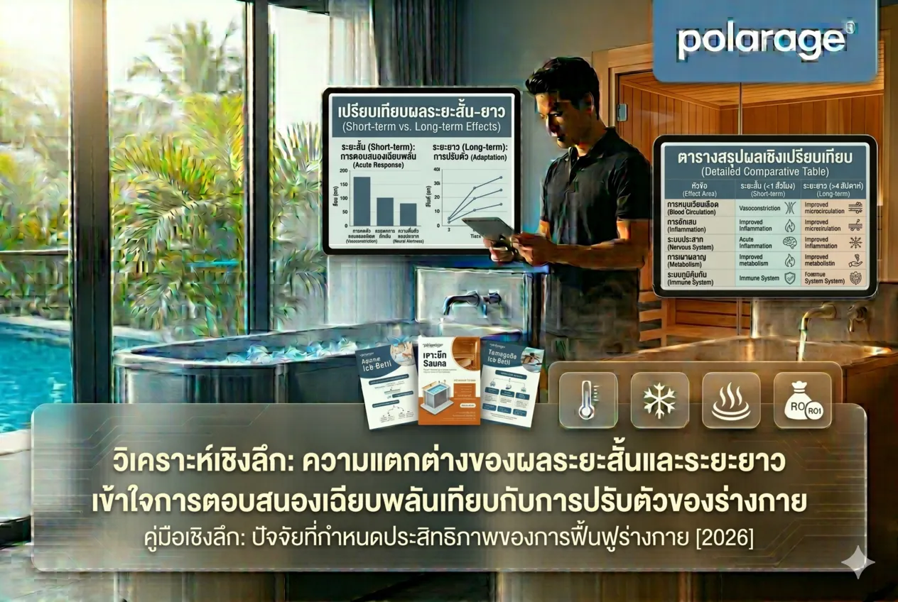 ผลของ Cold Therapy ในระยะสั้นกับระยะยาว ต่างกันอย่างไร