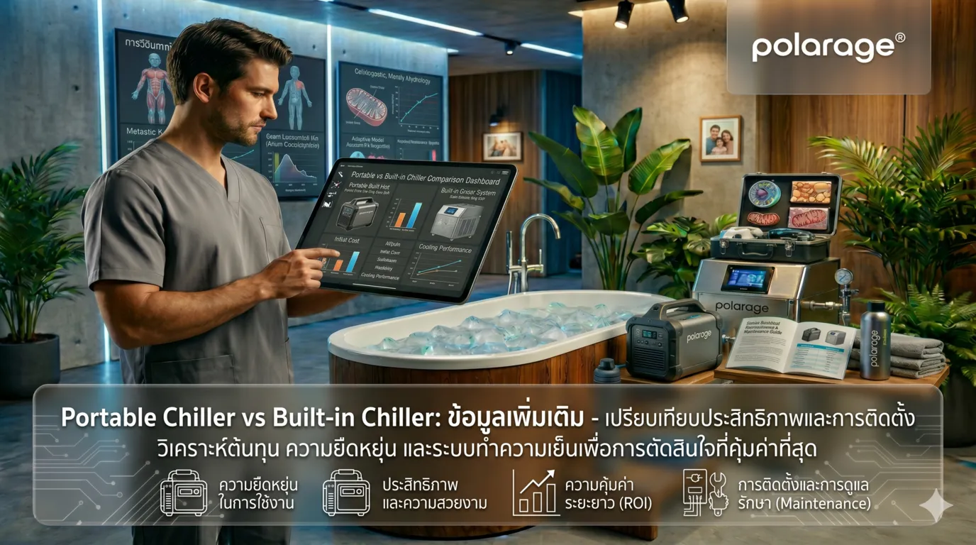 ข้อมูลเพิ่มเติม Portable Chiller vs Built-in Chiller