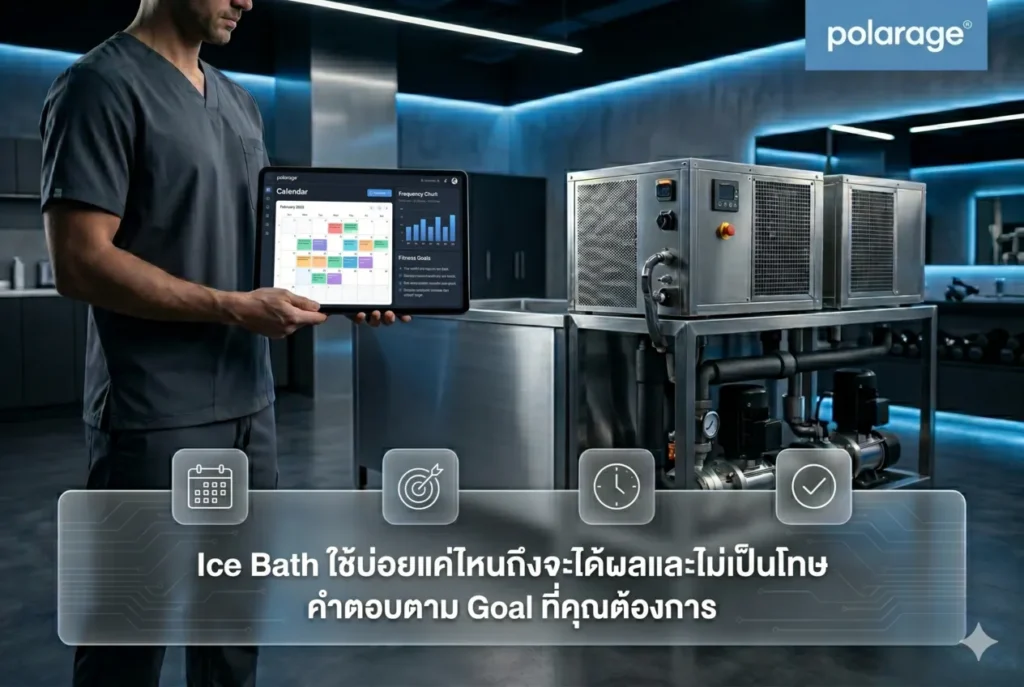 Ice Bath ใช้บ่อยแค่ไหนถึงจะได้ผลและไม่เป็นโทษ คำตอบตาม Goal ที่คุณต้องการ