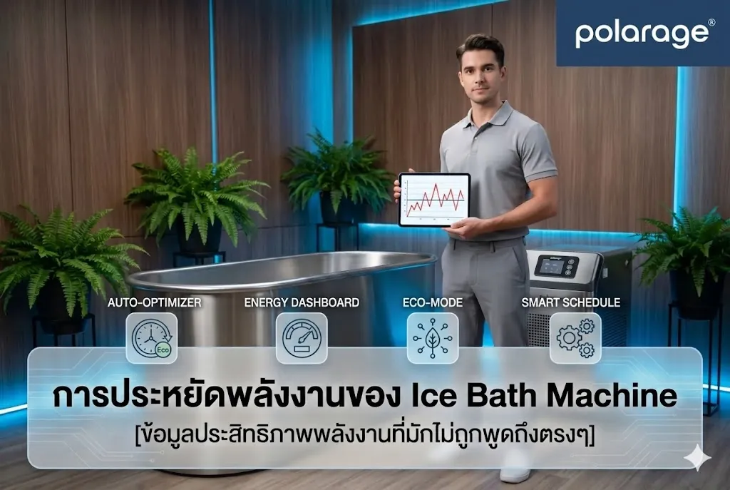 การประหยัดพลังงานของ Ice Bath Machine