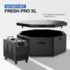 Ice Bath Set อ่างแช่น้ำเย็น PVC POOL Multi-Seat รุ่น TM01XL + เครื่องทำความเย็น FRESH PRO 2.0HP เซ็ตจับคู่อ่างน้ำเย็น + Chiller 2.0HP เย็น-ร้อน ครบจบ Cold Plunge ระดับ Pro