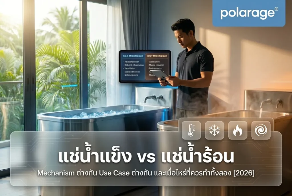 แช่น้ำแข็ง vs แช่น้ำร้อน Mechanism ต่างกัน Use Case ต่างกัน และเมื่อไหร่ที่ควรทำทั้งสอง