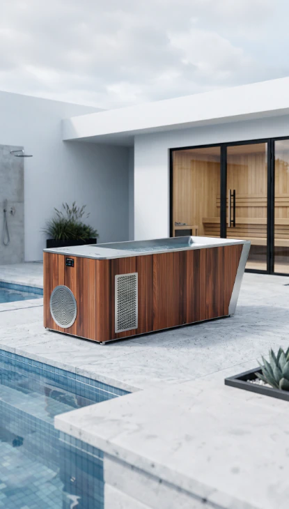 ALL IN ONE Polar Classic อ่างไม้ Canadian Red Cedar พร้อม Chiller ในตัว