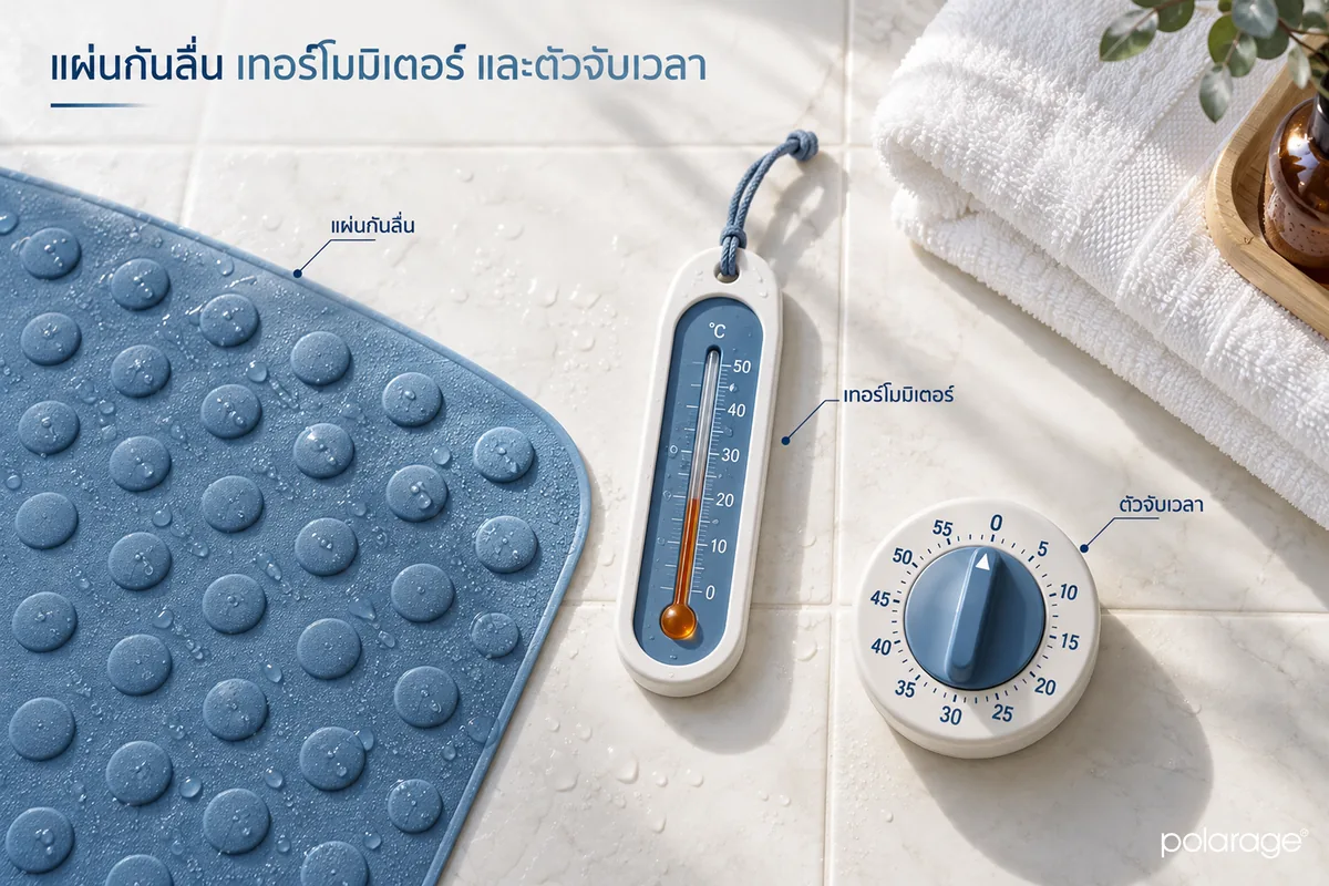 ตัวอย่างตารางอาบน้ำสลับร้อนเย็นประจำสัปดาห์