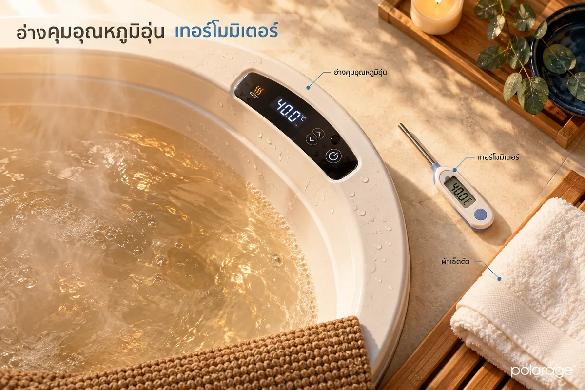 อุปกรณ์ที่เหมาะกับการแช่เพื่อการนอน